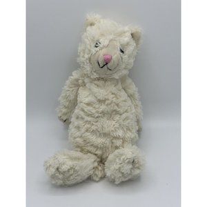 Chelsea Teddy Bear Cat Fuzzy Bunch Cat Off White Plush‎ 12" Stuffed Animal
